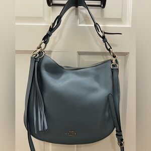 Coach Sutton Crossbody Bag in Slate Blue.
